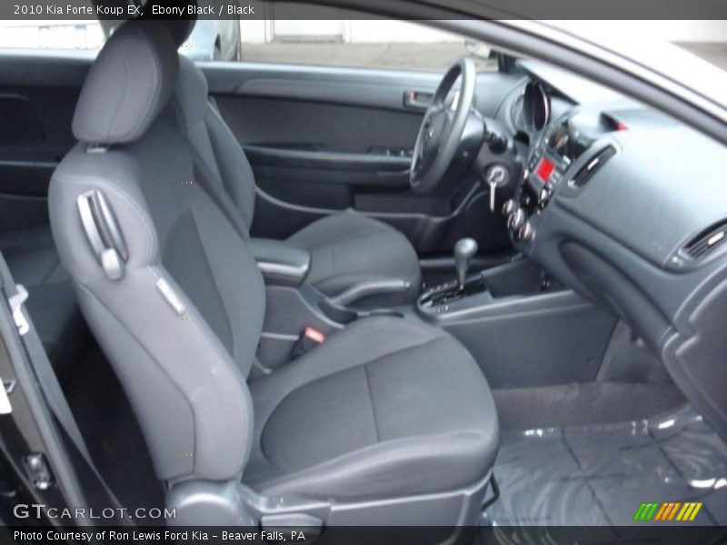 Ebony Black / Black 2010 Kia Forte Koup EX