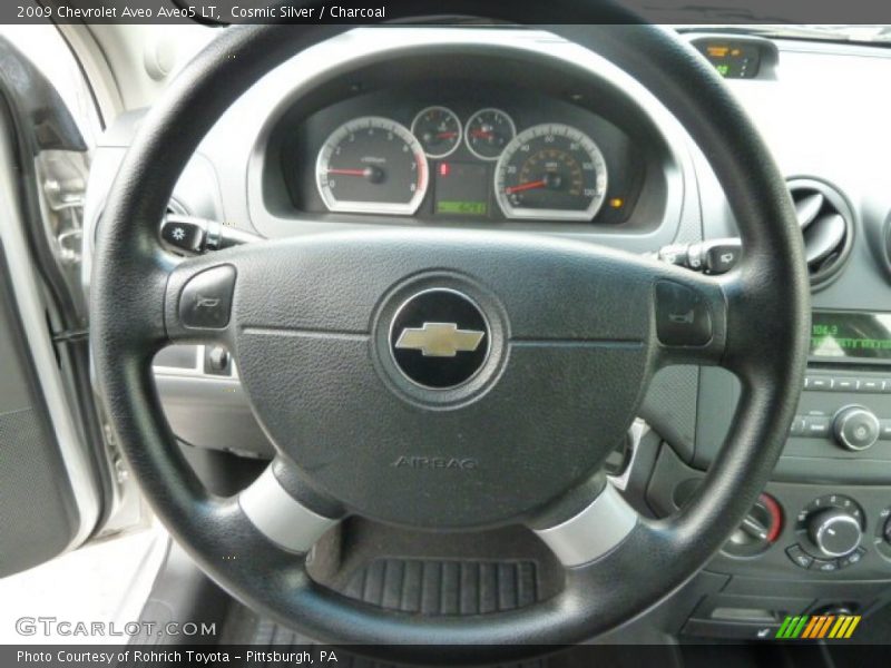 Cosmic Silver / Charcoal 2009 Chevrolet Aveo Aveo5 LT