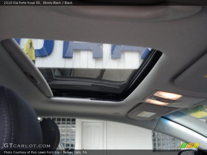 Ebony Black / Black 2010 Kia Forte Koup EX