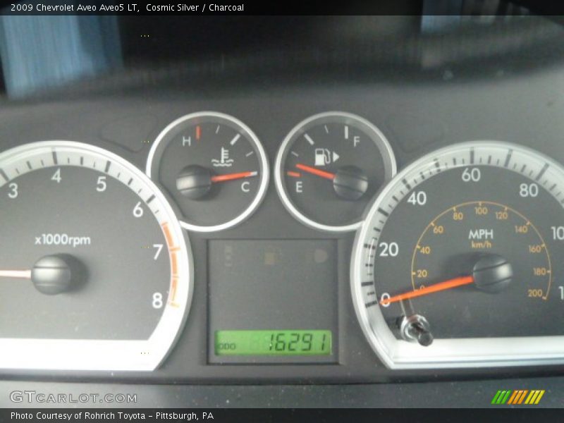 Cosmic Silver / Charcoal 2009 Chevrolet Aveo Aveo5 LT