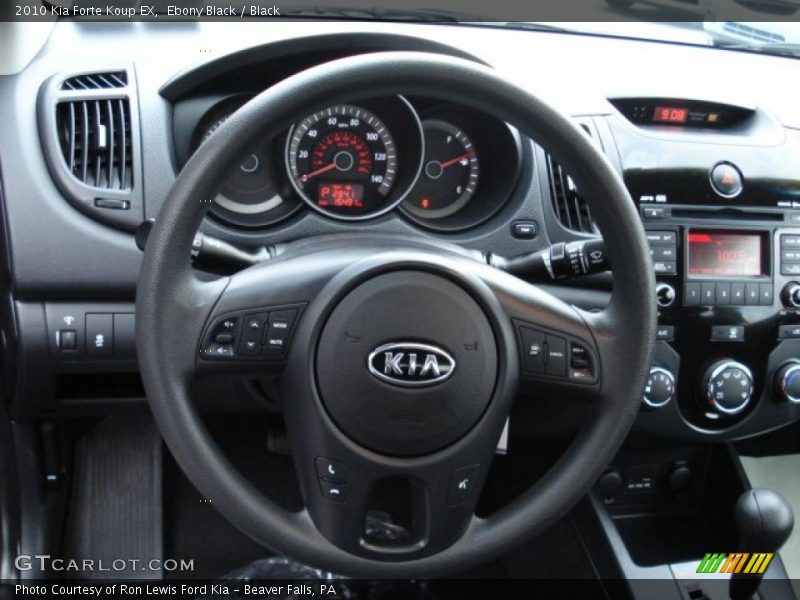 Ebony Black / Black 2010 Kia Forte Koup EX