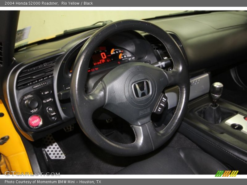 Rio Yellow / Black 2004 Honda S2000 Roadster