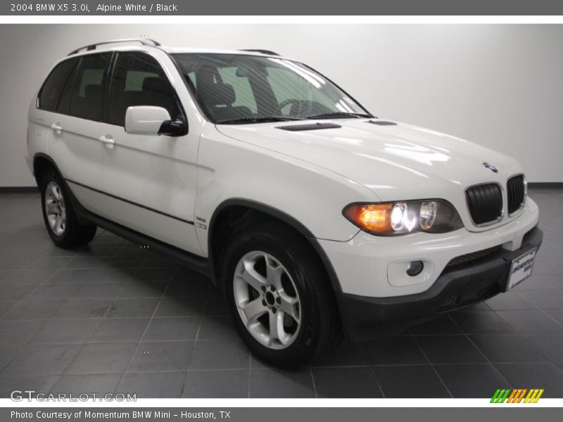 Alpine White / Black 2004 BMW X5 3.0i