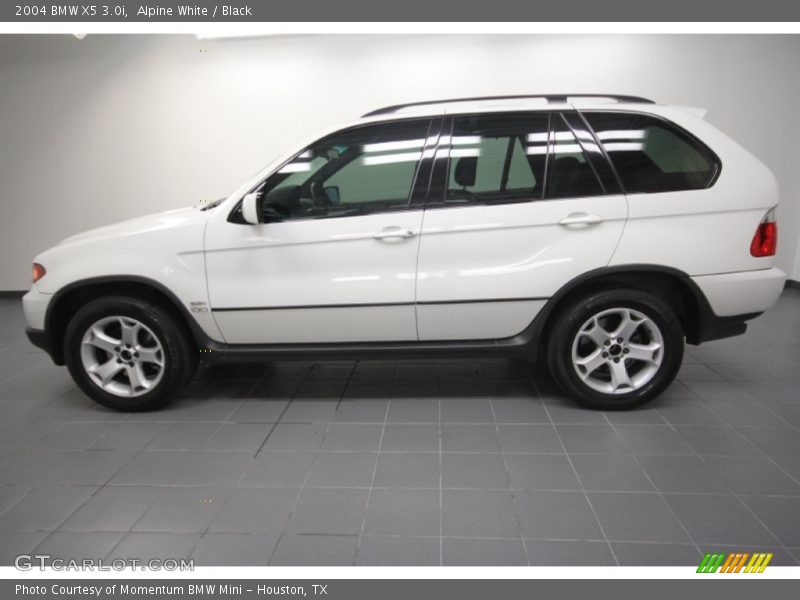 Alpine White / Black 2004 BMW X5 3.0i