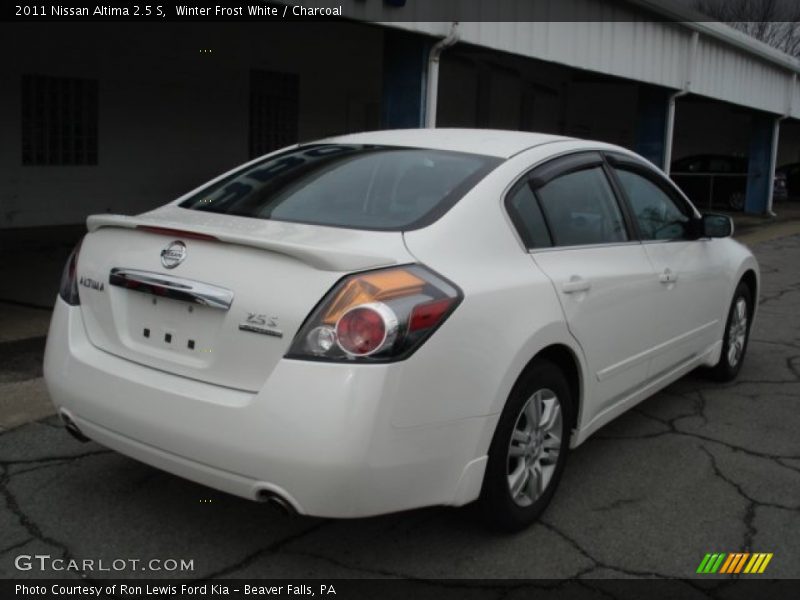 Winter Frost White / Charcoal 2011 Nissan Altima 2.5 S