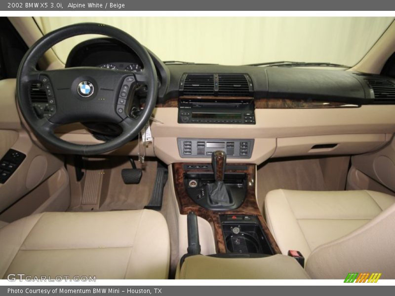 Alpine White / Beige 2002 BMW X5 3.0i