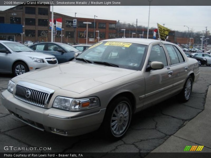 Smokestone Metallic / Medium Light Stone 2008 Mercury Grand Marquis LS