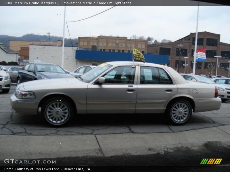 Smokestone Metallic / Medium Light Stone 2008 Mercury Grand Marquis LS