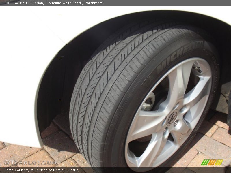 Premium White Pearl / Parchment 2010 Acura TSX Sedan