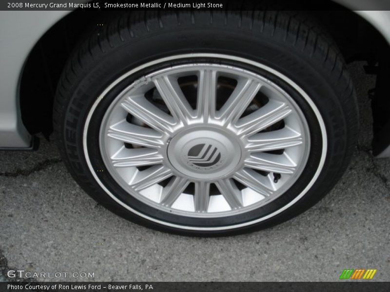Smokestone Metallic / Medium Light Stone 2008 Mercury Grand Marquis LS