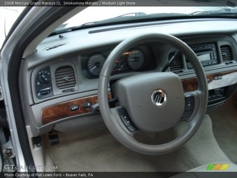 Smokestone Metallic / Medium Light Stone 2008 Mercury Grand Marquis LS