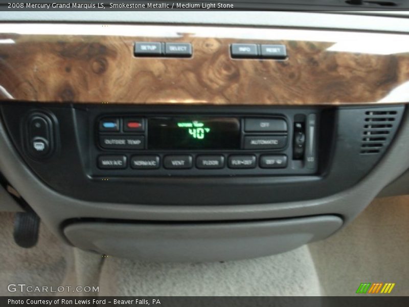 Smokestone Metallic / Medium Light Stone 2008 Mercury Grand Marquis LS