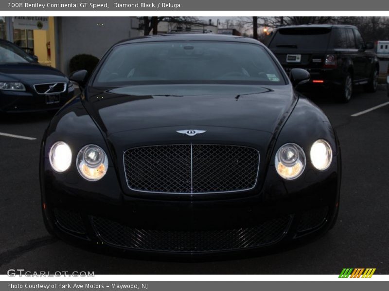 Diamond Black / Beluga 2008 Bentley Continental GT Speed