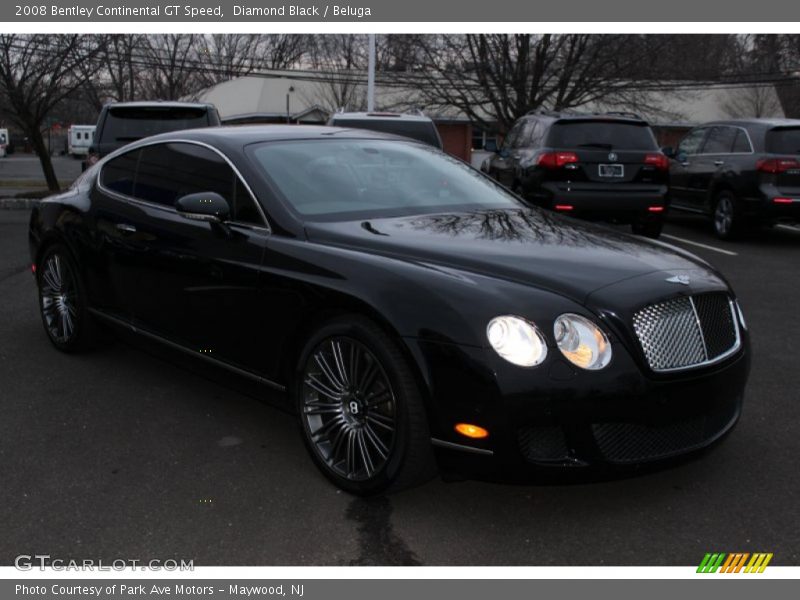 Diamond Black / Beluga 2008 Bentley Continental GT Speed