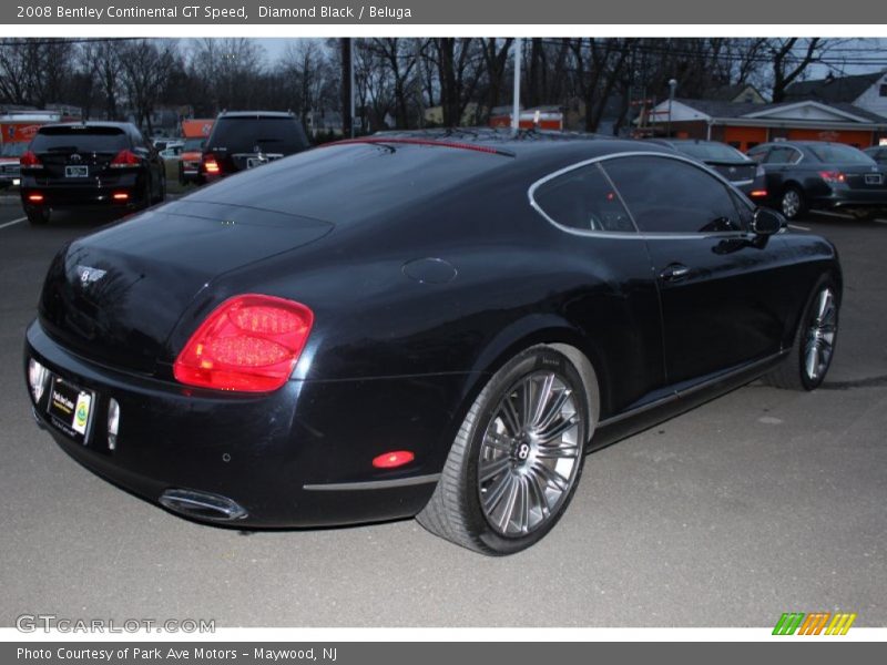 Diamond Black / Beluga 2008 Bentley Continental GT Speed