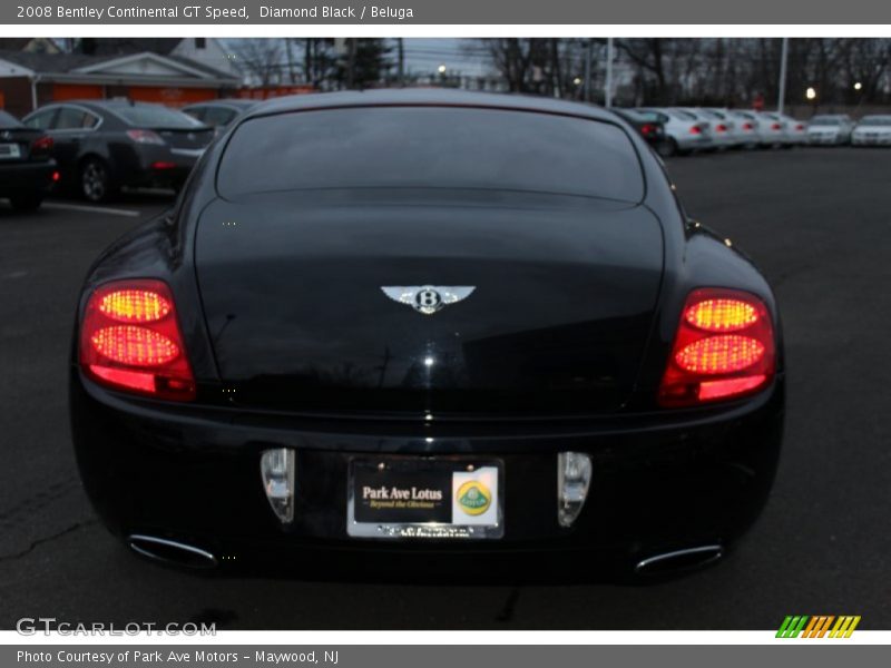 Diamond Black / Beluga 2008 Bentley Continental GT Speed