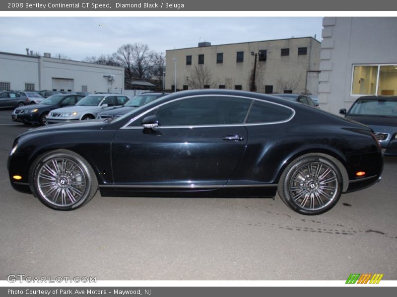 Diamond Black / Beluga 2008 Bentley Continental GT Speed