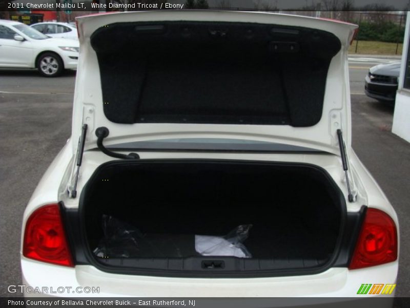 White Diamond Tricoat / Ebony 2011 Chevrolet Malibu LT