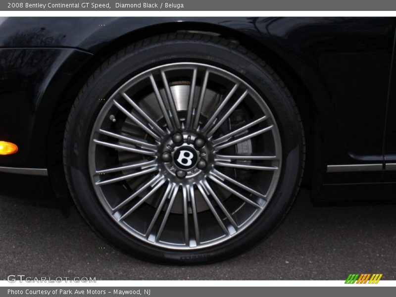 Diamond Black / Beluga 2008 Bentley Continental GT Speed