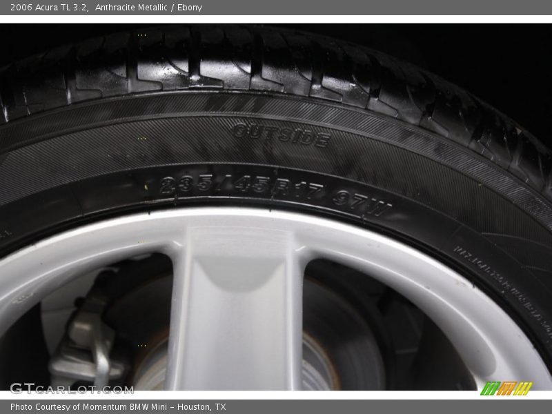 Anthracite Metallic / Ebony 2006 Acura TL 3.2