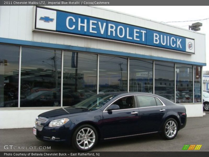 Imperial Blue Metallic / Cocoa/Cashmere 2011 Chevrolet Malibu LTZ