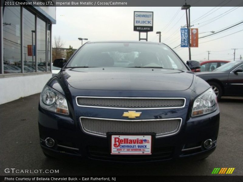 Imperial Blue Metallic / Cocoa/Cashmere 2011 Chevrolet Malibu LTZ