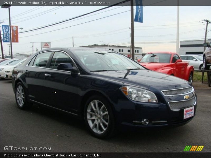 Imperial Blue Metallic / Cocoa/Cashmere 2011 Chevrolet Malibu LTZ