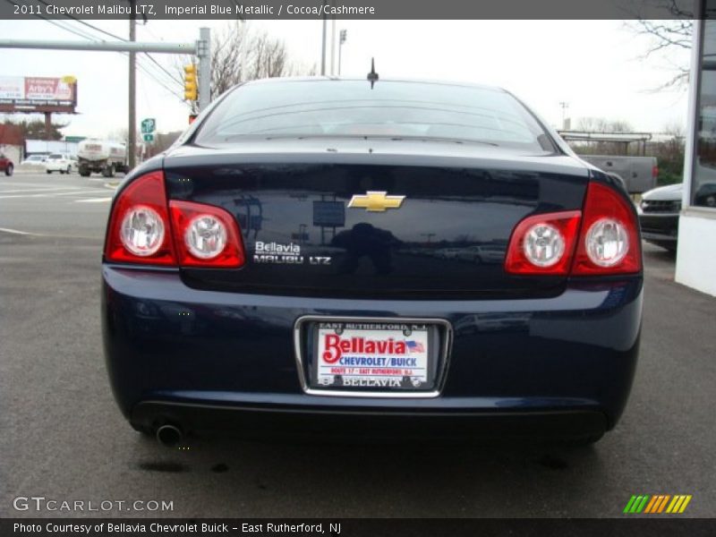 Imperial Blue Metallic / Cocoa/Cashmere 2011 Chevrolet Malibu LTZ