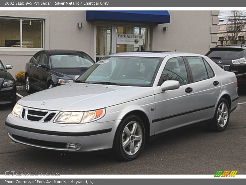 Silver Metallic / Charcoal Grey 2002 Saab 9-5 Arc Sedan