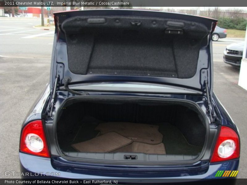 Imperial Blue Metallic / Cocoa/Cashmere 2011 Chevrolet Malibu LTZ