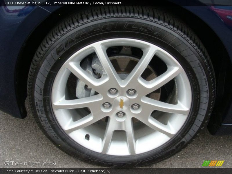 Imperial Blue Metallic / Cocoa/Cashmere 2011 Chevrolet Malibu LTZ