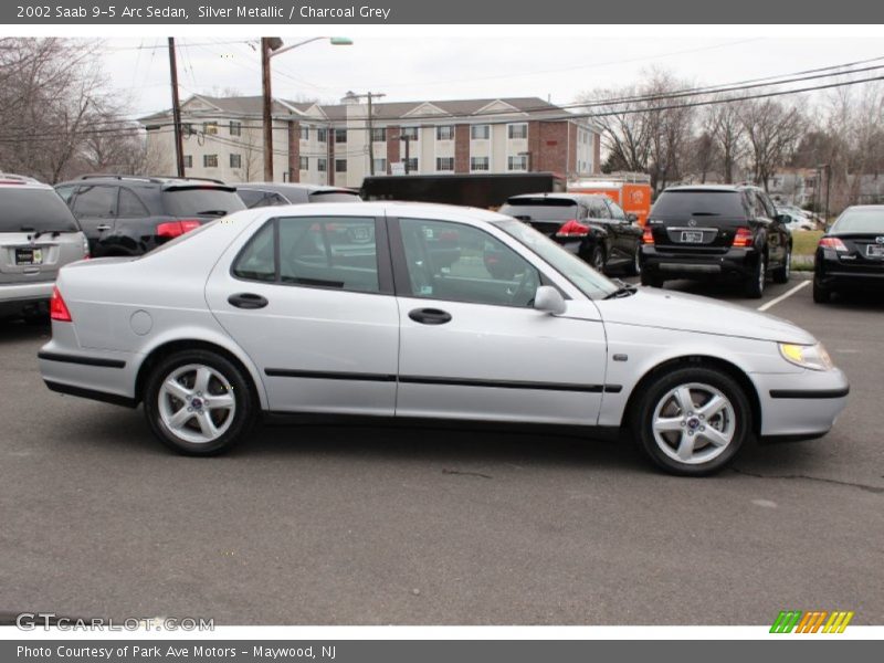 Silver Metallic / Charcoal Grey 2002 Saab 9-5 Arc Sedan