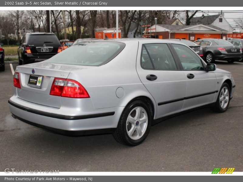 Silver Metallic / Charcoal Grey 2002 Saab 9-5 Arc Sedan