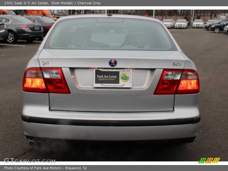 Silver Metallic / Charcoal Grey 2002 Saab 9-5 Arc Sedan