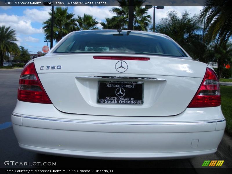 Alabaster White / Stone 2006 Mercedes-Benz E 350 Sedan