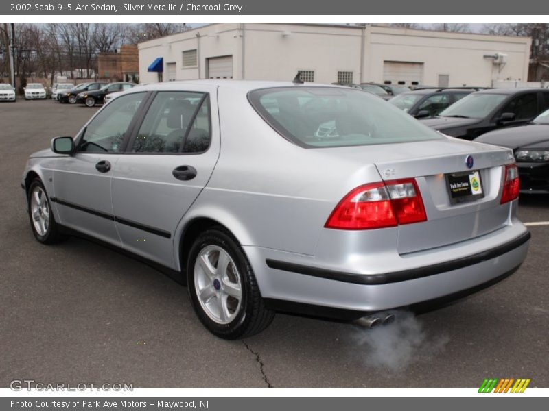 Silver Metallic / Charcoal Grey 2002 Saab 9-5 Arc Sedan