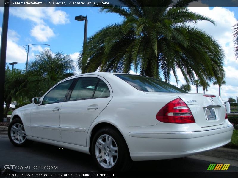 Alabaster White / Stone 2006 Mercedes-Benz E 350 Sedan