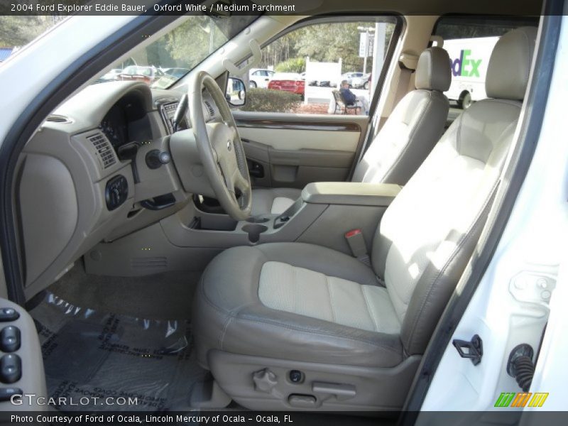 Oxford White / Medium Parchment 2004 Ford Explorer Eddie Bauer