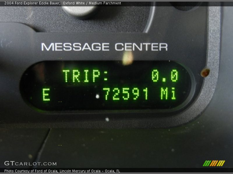 Oxford White / Medium Parchment 2004 Ford Explorer Eddie Bauer