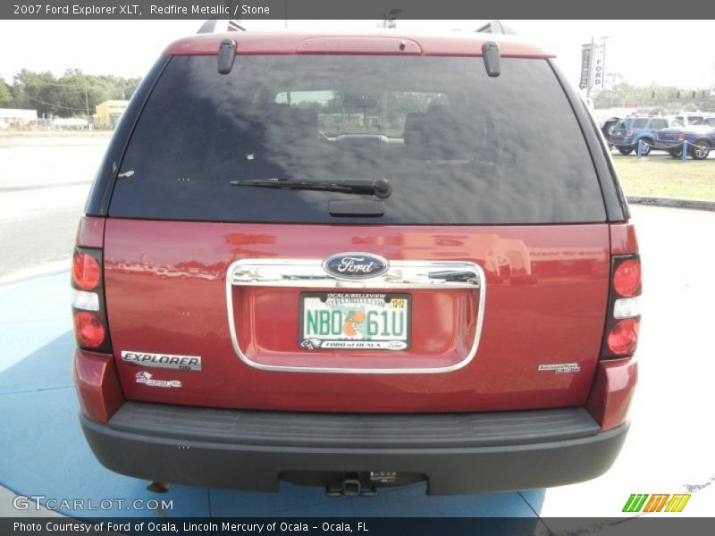 Redfire Metallic / Stone 2007 Ford Explorer XLT