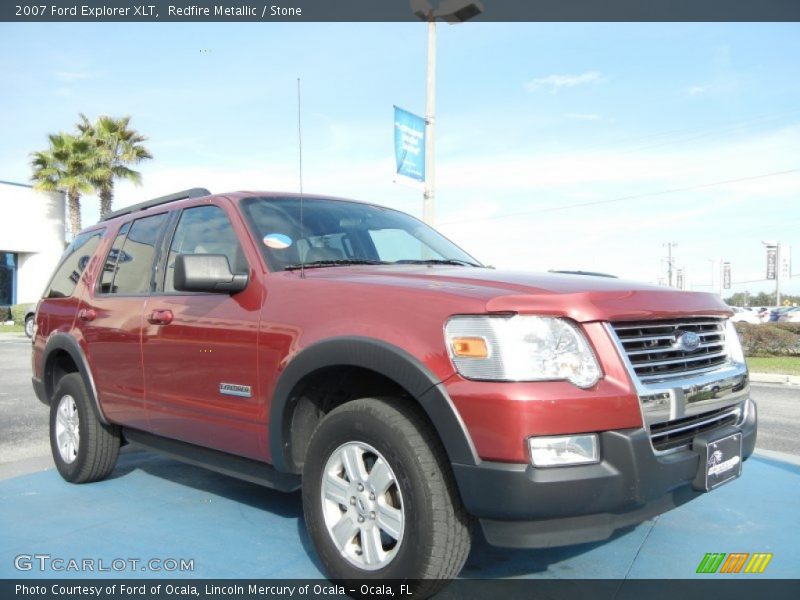 Redfire Metallic / Stone 2007 Ford Explorer XLT