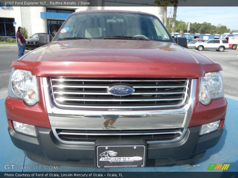 Redfire Metallic / Stone 2007 Ford Explorer XLT