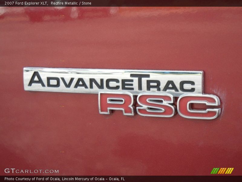 Redfire Metallic / Stone 2007 Ford Explorer XLT