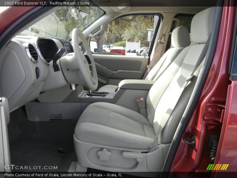 Redfire Metallic / Stone 2007 Ford Explorer XLT