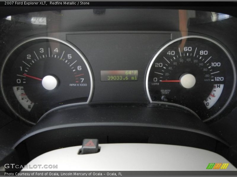Redfire Metallic / Stone 2007 Ford Explorer XLT