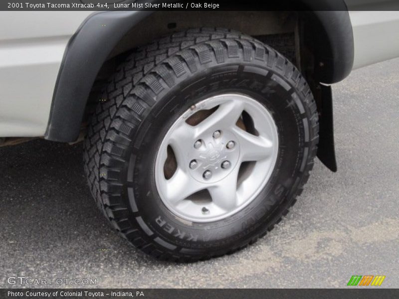 Lunar Mist Silver Metallic / Oak Beige 2001 Toyota Tacoma Xtracab 4x4