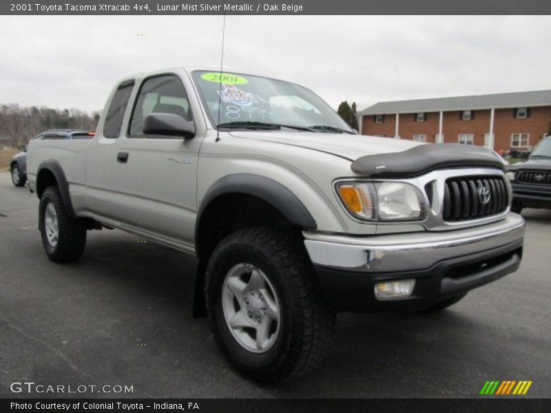 Lunar Mist Silver Metallic / Oak Beige 2001 Toyota Tacoma Xtracab 4x4