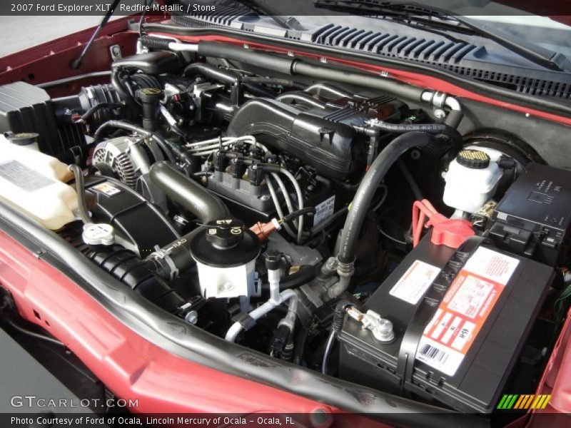 Redfire Metallic / Stone 2007 Ford Explorer XLT