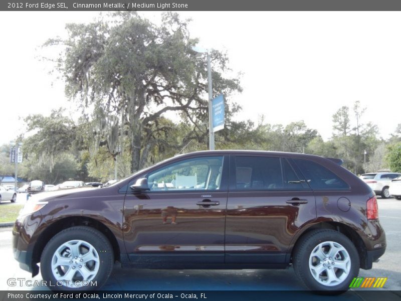 Cinnamon Metallic / Medium Light Stone 2012 Ford Edge SEL