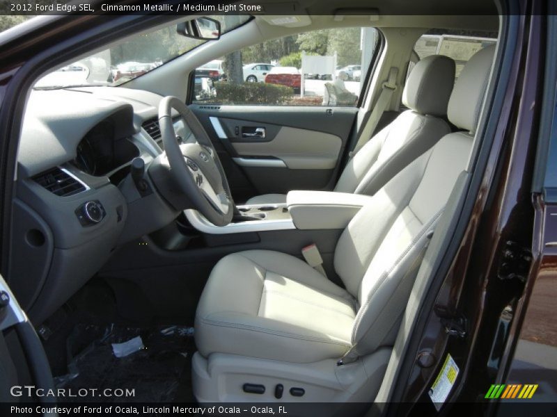 Cinnamon Metallic / Medium Light Stone 2012 Ford Edge SEL